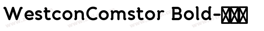 WestconComstor Bold字体转换